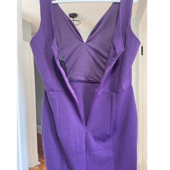 Oxiuly Purple Tulip Dress Size XL - Picture 3 of 6